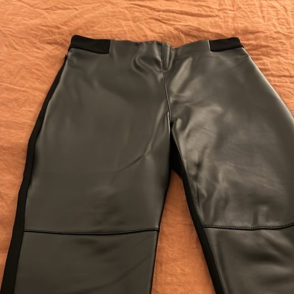 Beta Brand Vegan Leather Pants - Picture 2 of 4